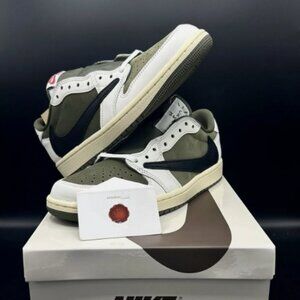 AJ 1 Retro Low OG SP x Travi Scot Medium Olive